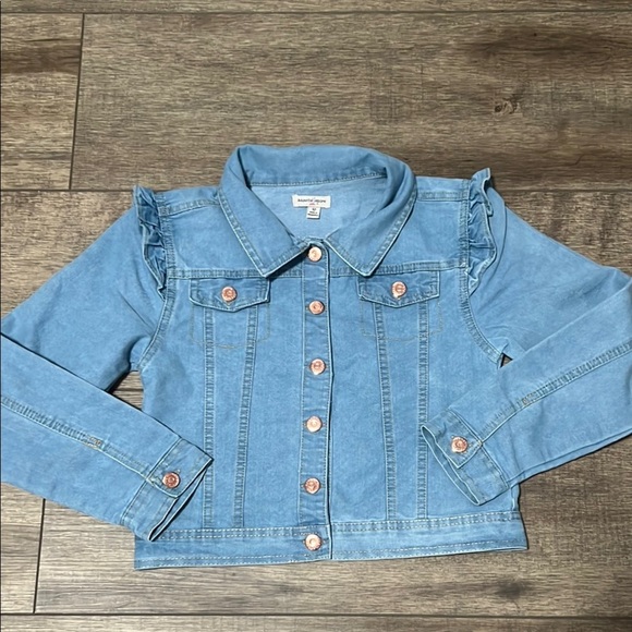 Nanette Lepore Other - Nanette Lepore Denim Jacket with Ruffle Detail 12